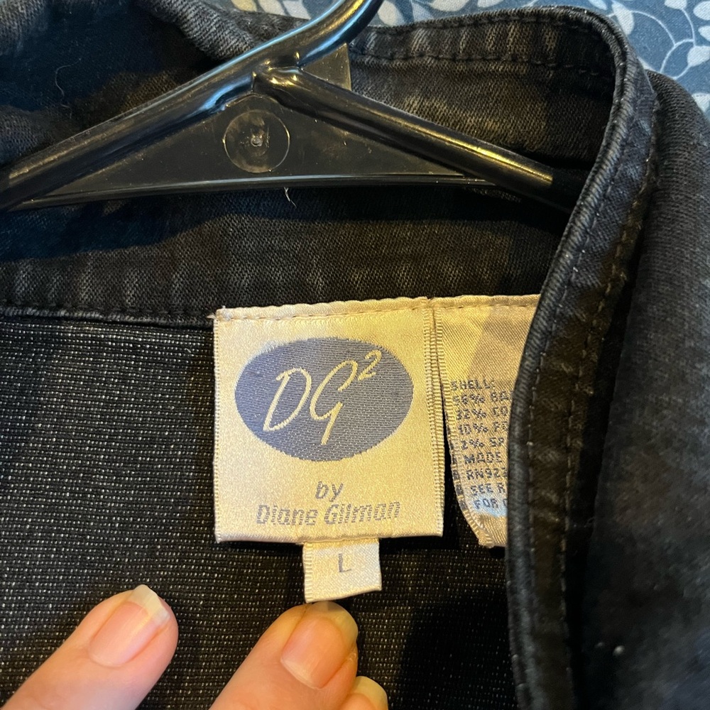 DG2 black jean jacket